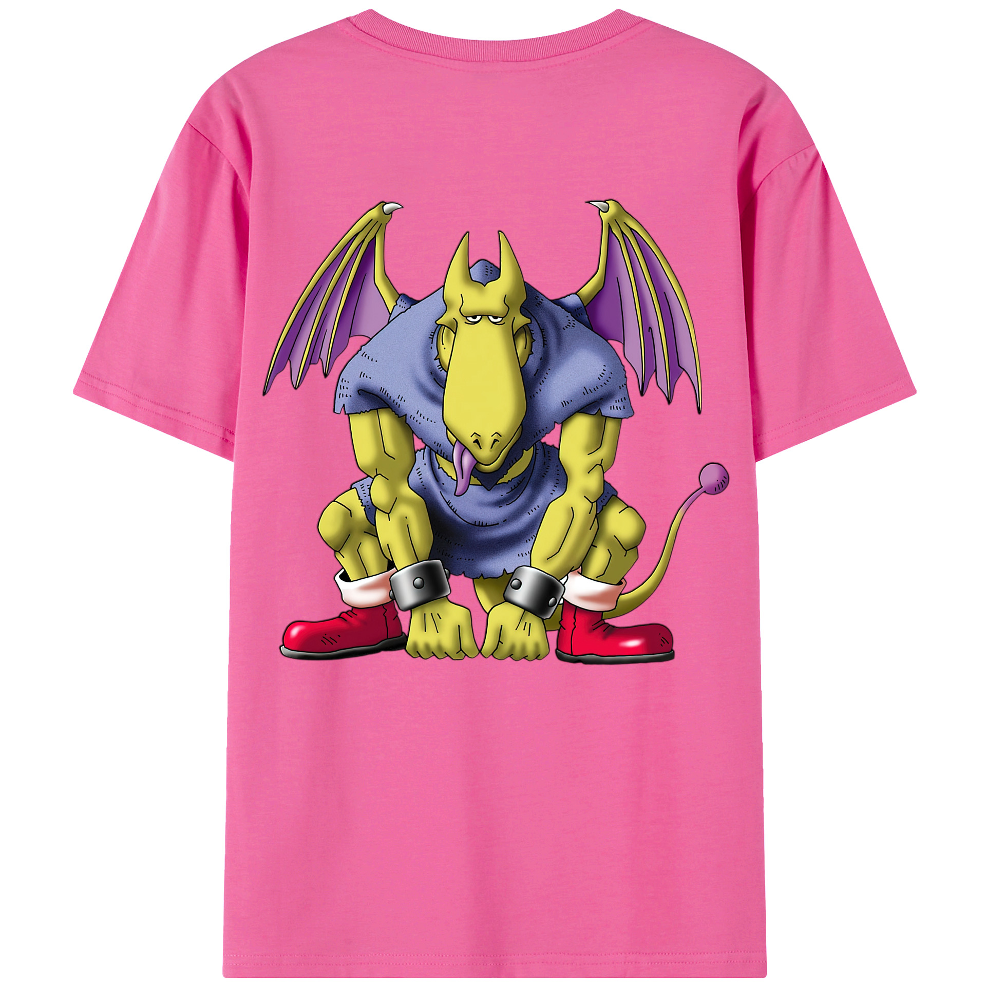 （画像用） ドラゴンクエスト Doragon Kuesuto Dragon Quest レディース半袖Tシャツ(バックプリント)
